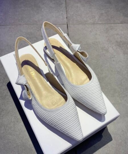 Alternative view of Dior CD J'Adior Slingback Pump White For Women 0.6 in / 1.5 cm