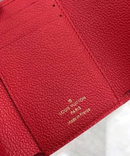 Alternative view of Louis Vuitton Victorine Wallet Monogram Empreinte Red For Women, 4.7in/12cm LV