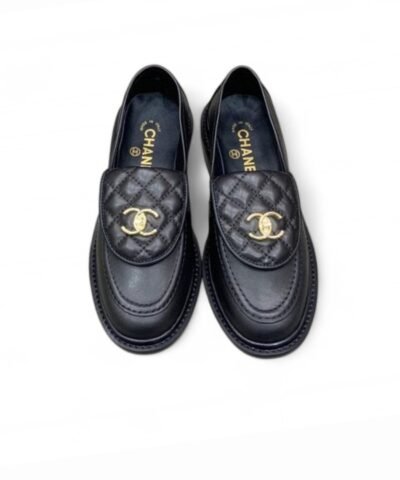 Chanel Loafers Black For Women, Women's Shoes G36646