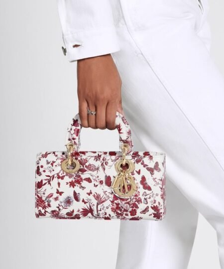 Alternative view of Christian Dior Medium Lady D-Joy Bag White For Women 8.5in/22cm M0613OIFP_M933