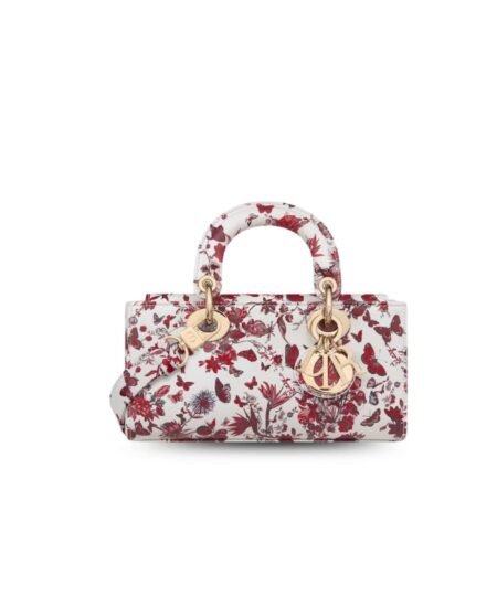Christian Dior Medium Lady D-Joy Bag White For Women 8.5in/22cm M0613OIFP_M933