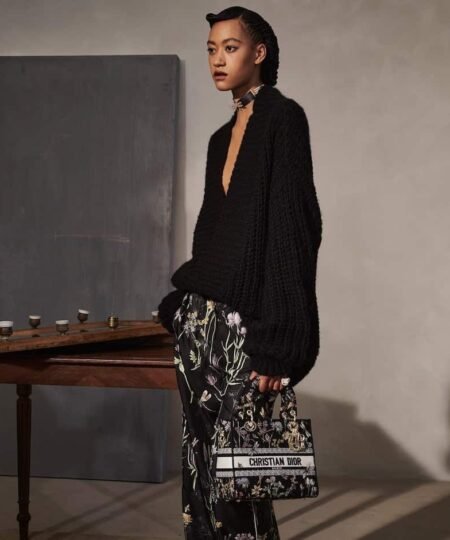 Alternative view of Christian Dior Medium Lady D-Lite Bag Black For Women 9.5in/24cm M0565OEGM_M911