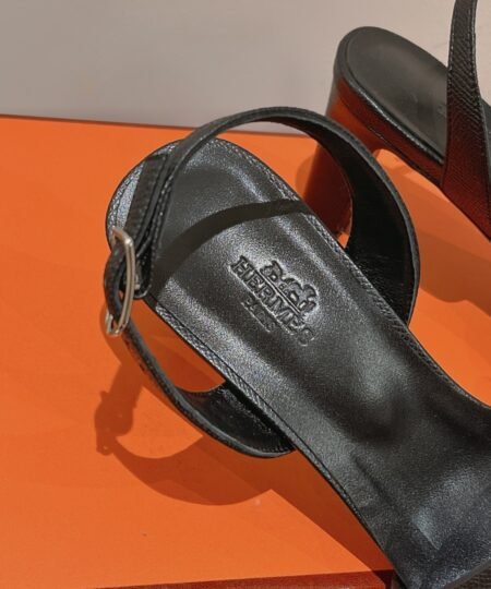 Alternative view of Hermes Eternite Sandal Noir For Women 2.7in/7cm H222275Z 02375