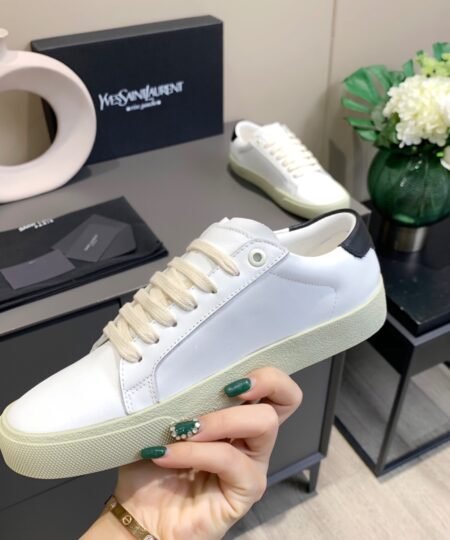 Alternative view of Saint Laurent Women's Court Classic Sl/06 Embroidered Sneakers White For Women YSL 61064908G109061