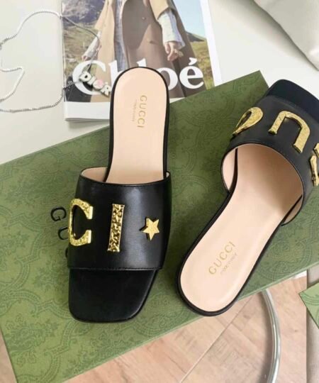 Alternative view of Gucci Women's 'Gucci' Slide Black For Women GG