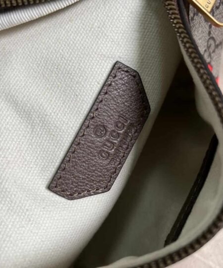 Alternative view of Gucci Belt Bag With Interlocking G Beige And Ebony GG Supreme Canvas For Women 9in/23cm 682933 92THG 8563