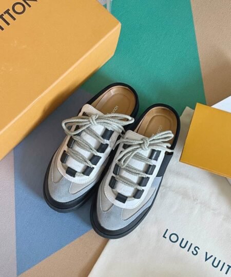 Louis Vuitton Women's Lous Sneakers Black For Women LV
