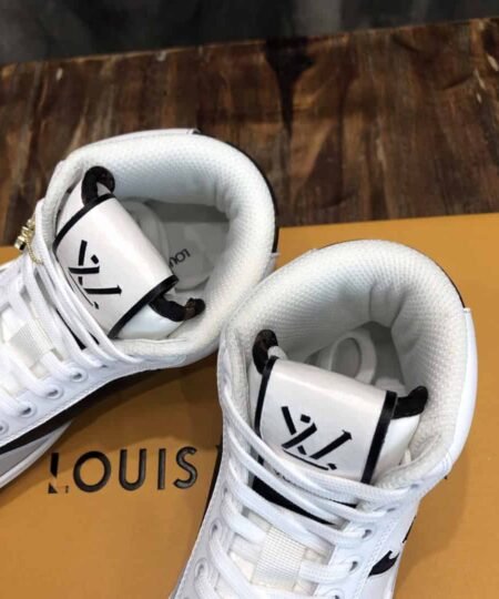 Alternative view of Louis Vuitton Charlie Sneaker Boot Mix Of Recycled And Bio Based Materials White For Women LV 1A9RYU
