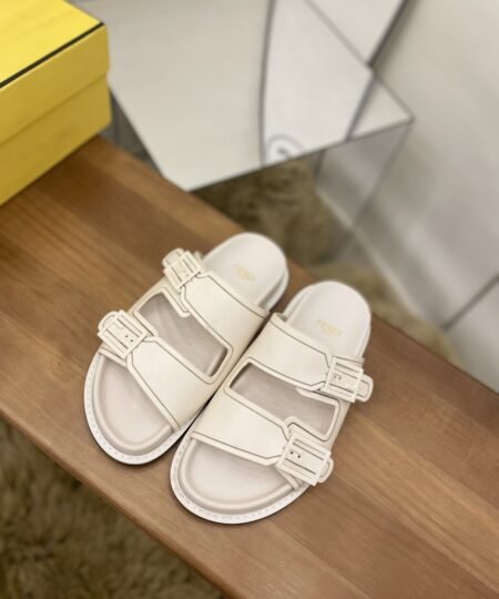 Fendi Feel Slides White For Women