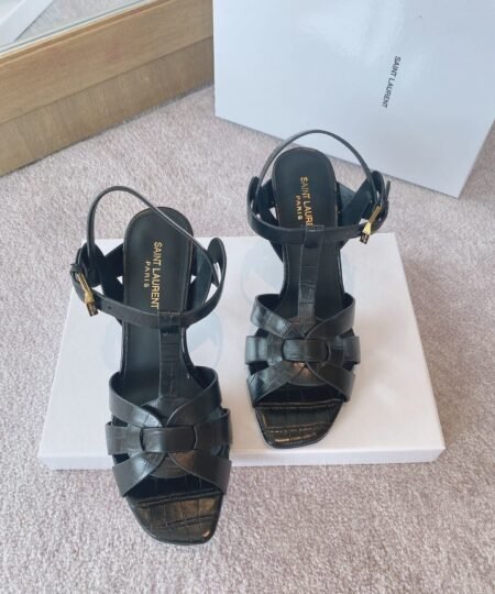 Alternative view of Saint Laurent Women's Tribute Sandals Black For Women YSL 6206731YQ001000