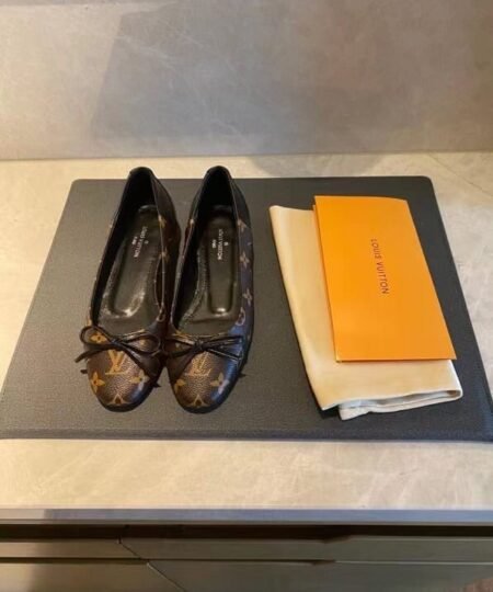 Louis Vuitton Women's Joy Ballerina Brown And Black For Women LV