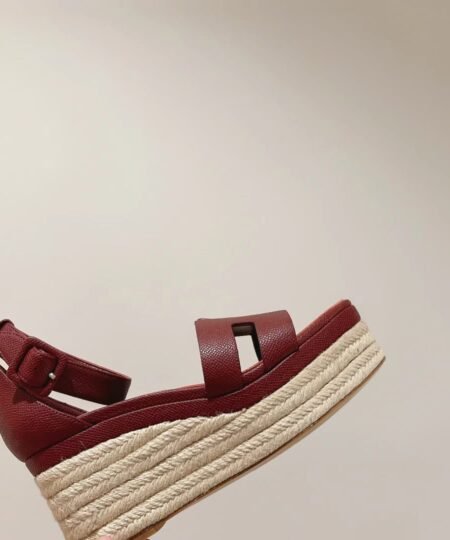 Alternative view of Hermes Doll 40 Espadrilles Red For Women 1.6in/4cm