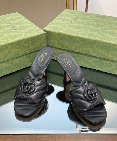 Alternative view of Double G Slide Sandal Black For Women