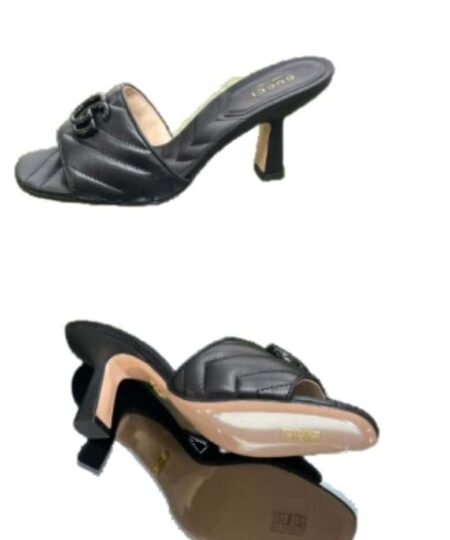 Double G Slide Sandal Black For Women