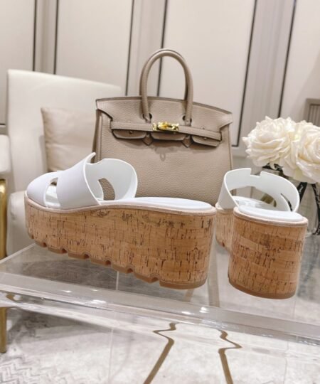 Alternative view of Hermes Eze 30 Sandal White For Women, Women's Shoes H221026Z 90380