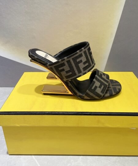Alternative view of Fendi First Brown High-Heeled Sandals For Women