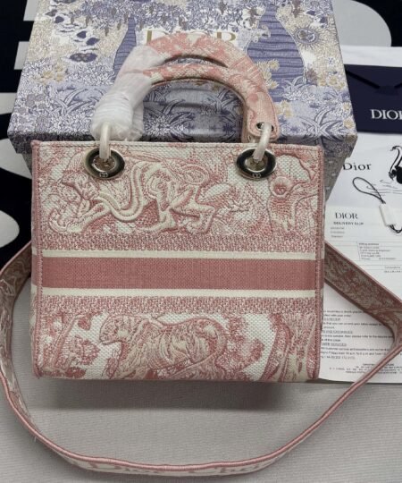 Alternative view of Christian Dior Medium Lady D-Lite Bag Pink For Women 24cm/9.5in CD M0565OTDT_M912