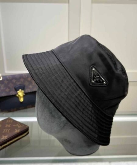 Prada Re-Nylon Bucket Hat Black Prada Hat 1HC137_2DMI_F0002
