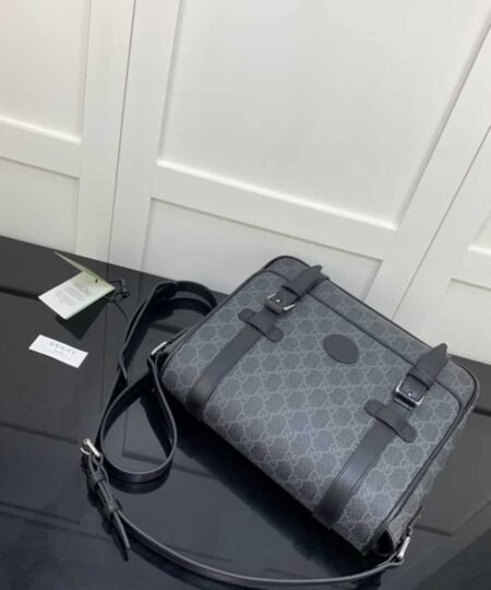 Alternative view of Gucci Messenger Bag Black For Men 11in/28cm GG 658542 KGDHN 1000