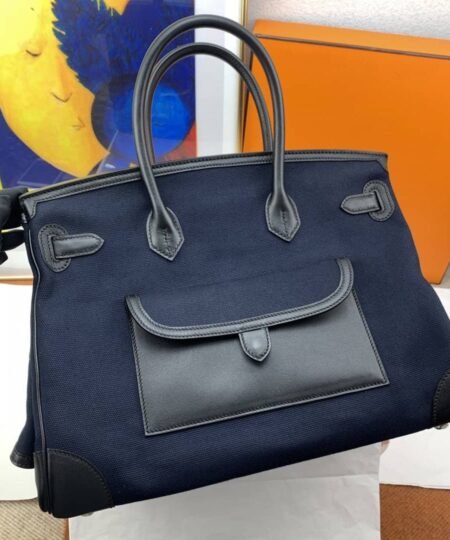 Alternative view of Hermes Birkin Cargo 35 Purple, Silver Toned Hardware Bag For Women, Women's Handbags, Shoulder Bags 13.8in/35cm