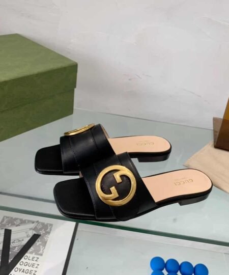 Alternative view of Gucci Blondie Slide Sandal Black For Women GG