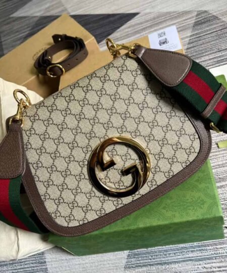 Alternative view of Gucci Blondie Medium Shoulder Bag Beige For Women, Women's Bags 11.4in/29cm GG ‎699210 96IWG 8745