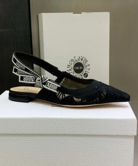 Alternative view of Christian Dior Women's J'Adior Slingback Ballerina Flat Black For Women CD