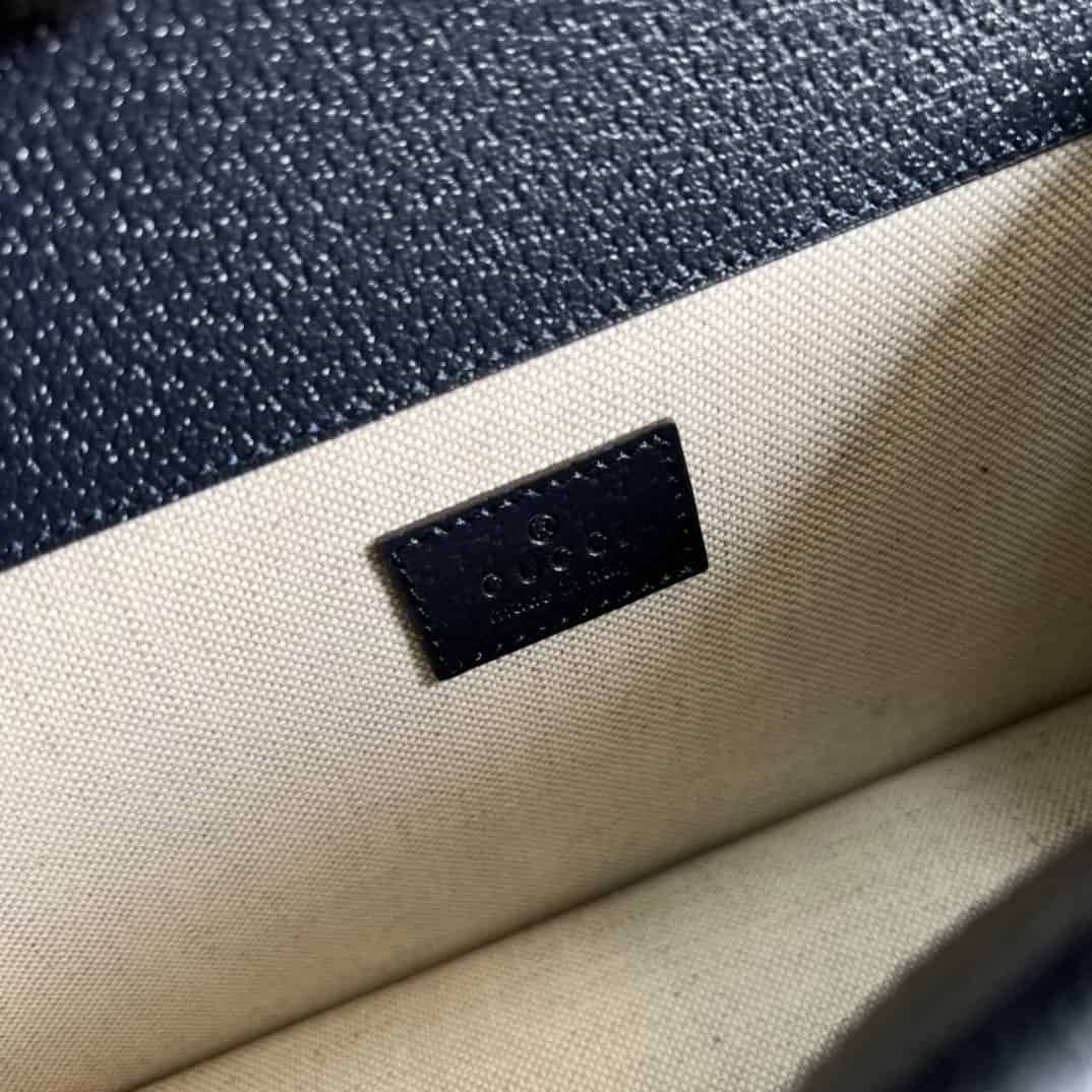 Gucci Dionysus Small GG Shoulder Bag Beige And Blue GG Supreme Canvas For Women 10in/25cm 499623 K9GSN 4075 - Image 3