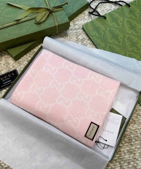 Alternative view of Gucci GG Pattern Scarf Light Pink 200cm/79in For Women