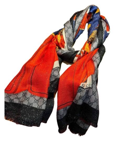 Gucci Luggage Cashmere Scarf 200cm/79in For Women