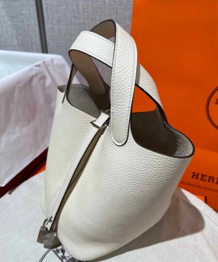 Alternative view of Hermes Picotin Lock 18 White Bag For Women, Women's Handbags 7.1in/18cm