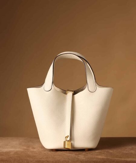 Alternative view of Hermes Picotin Lock 18 Cream Bag For Women, Women's Handbags 7.1in/18cm