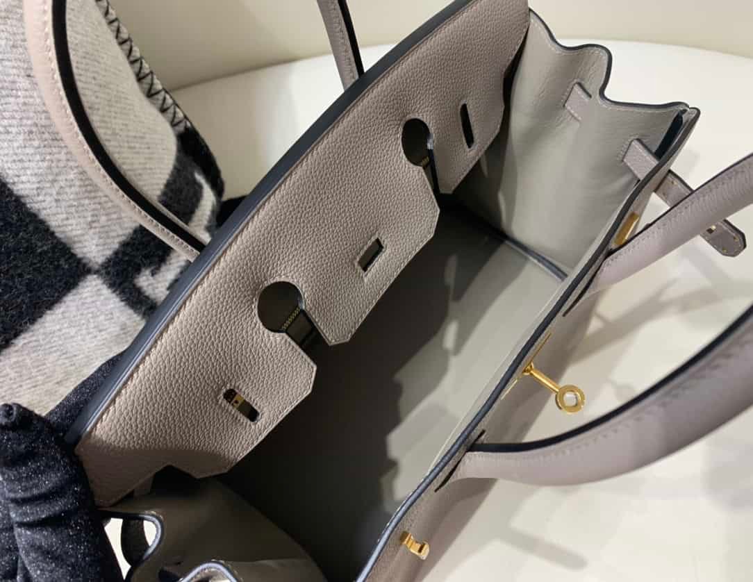 Hermes Birkin 30 Beton Togo Grey For Women 30cm / 11.8in - Image 5
