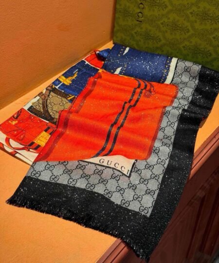 Alternative view of Gucci Luggage Cashmere Scarf 200cm/79in For Women