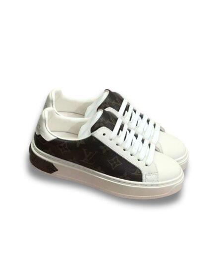 Louis Vuitton Time Out Sneaker White/Brown For Women LV