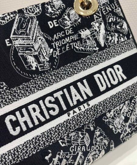 Alternative view of Dior Medium Lady D-Lite Bag Black For Women 9.5in/ 24cm M0565OOMP_M993