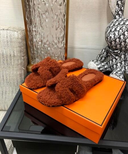 Hermes Oran Sandal Cognac For Women H212178Z C0355