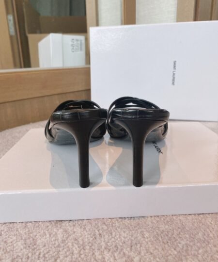 Alternative view of Saint Laurent Women's Tribute Heeled Mules Black For Women YSL 6509861YQ001000