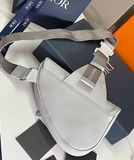 Alternative view of Dior Saddle Bag White/Black/Grey For Women 10in/26cm CD