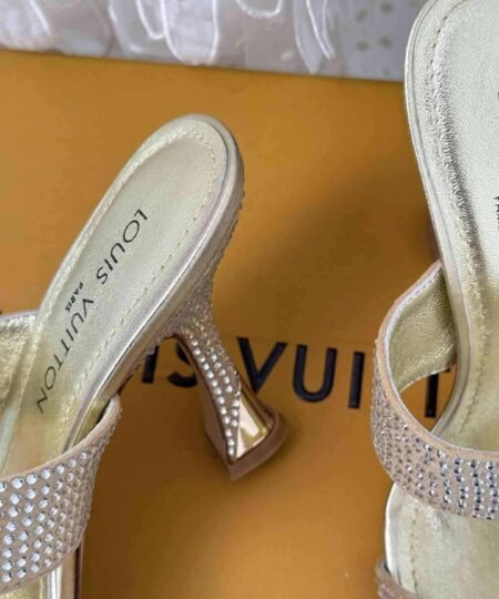 Alternative view of Louis Vuitton Sparkle Mule Gold For Women 1ABTJU