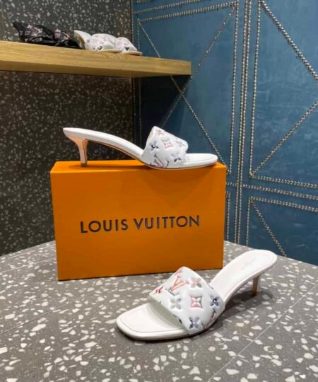 Louis Vuitton Women's Revival Mule White For Women LV 1AAP7M