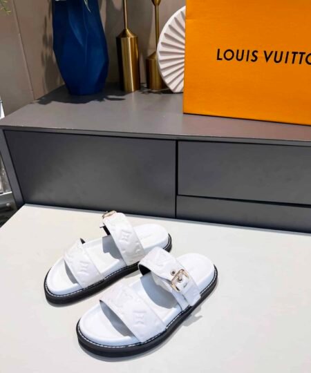 Alternative view of Louis Vuitton Women's Bom Dia Flat Mule White For Women LV