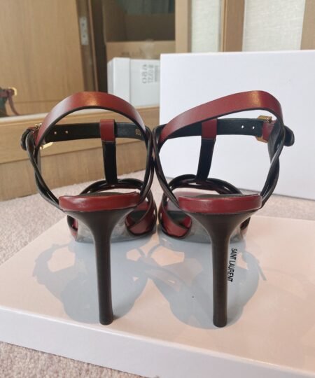 Alternative view of Saint Laurent Women's Tribute Sandals Red- Purple For Women YSL