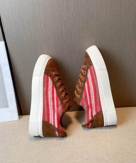 Alternative view of Dior CD Tremaine Emory Dior Denim Tears Sneakers Brown And Red For Women