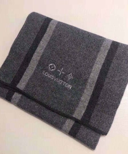 Alternative view of Louis Vuitton Woolen Scarf Grey For Women