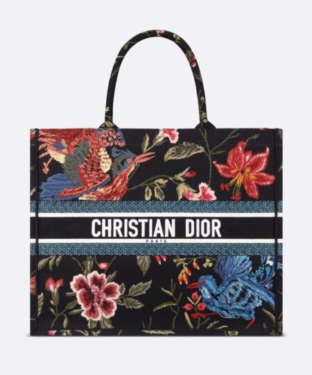 Alternative view of Dior Large Dior Book Tote Black Multicolor For Women M1286ZEAO_M911 42cm/16.5 inch