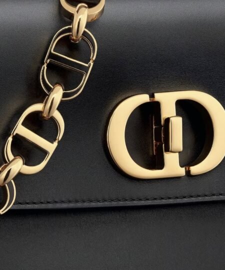 Alternative view of Christian Dior Small 30 Montaigne Avenue Black Bag For Women M9261UMOA_M900 - 7 Inches/ 18 Cm