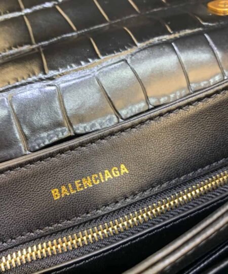 Alternative view of Balenciaga Triplet Small Bag Crocodile Embossed Silver, For Women, Women's Bags 8.3in/21cm