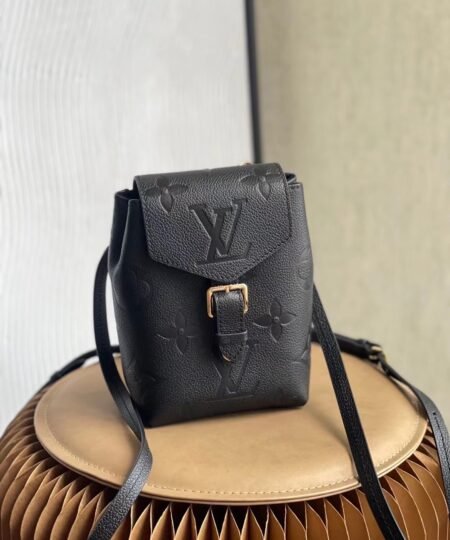 Louis Vuitton Tiny Backpack Monogram Empreinte Black For Women, Women's Bags 19cm LV M80596