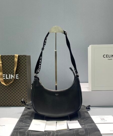 Alternative view of Celine Medium Ava Bag With Celine Strap Black For Women 9in/23cm